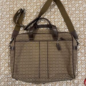Coach Hudson Commuter
Briefcase laptop messenger bag Signature Canvas